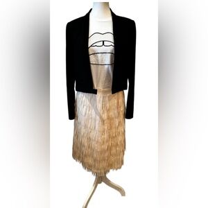 NWOT Fun PART TWO Copenhagen Cream Color Skirt